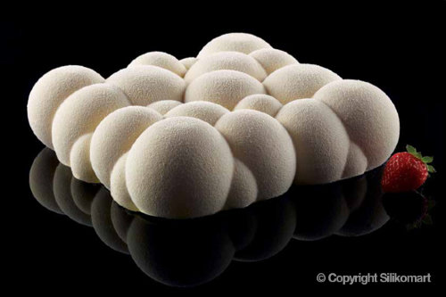 CLOUD. Облако или Пузырьки — силиконовая форма для торта 1600 мл. | Silikomart Италия